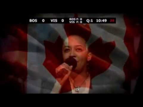 Canadian & US National Anthems performed by Lydia Harrell (The LovelySinger)