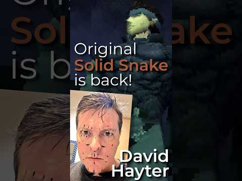Original SOLID SNAKE actor DAVID HAYTER returns!! #mgs #voiceactor #konami #hayter