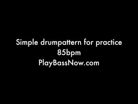 85 bpm Drum machine loop pattern