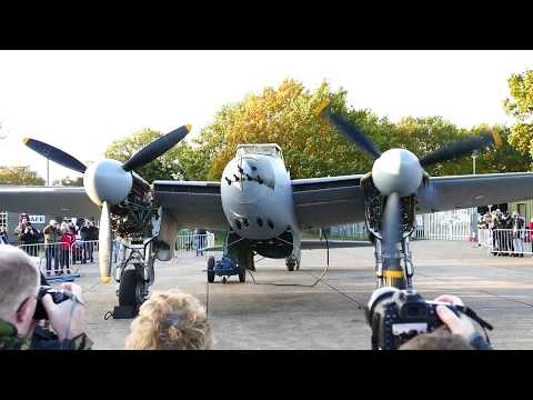 Mosquito single engine run at  Lincolnshire Aviation Heritage Centre, East Kirkby 03/11/18.
