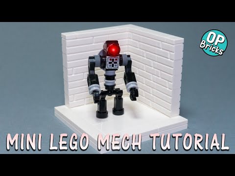 LEGO Mini Robot Mech Tutorial | How to Build a Simple LEGO Robot | LEGO Mech Moc