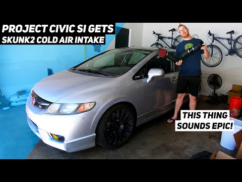 Skunk2 Cold Air Intake Installed on my FA5 || Project Civic Si Part 32