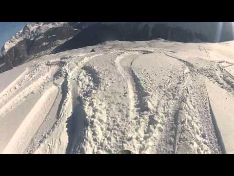 Go Pro HD Hero 2 Savognin Freeride Piz Martegnas to Naladas