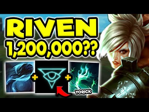 RIVEN'S BIGGEST COUNTER! 1,200,000 MILLION MASTERY POINTS...? - Riven TOP Gameplay Guide S11 (Ep43)
