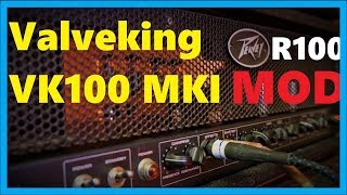 Video thumbnail for Peavey Valveking VK100 head with R100 mod - This amp rocks ! by RiffsNReviews