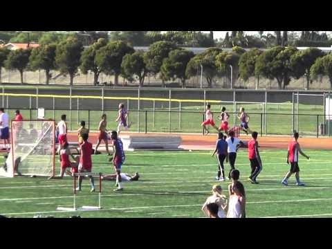 VarB 400m vs Troy Woodbridge 3-16-16 - Los Alamitos Boys