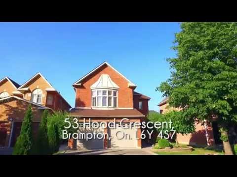 53 Hood Crescent, Brampton, On. L6Y 4S7 / HD / Virtual Tour