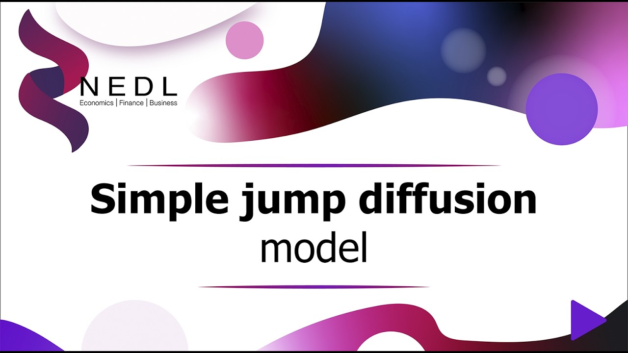 Simple jump diffusion model explained