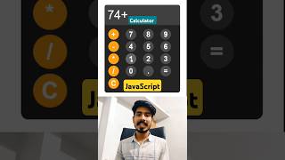 Create a Calculator in Minutes! ⏰ #javascript #calculator #javascripttutorial #htmlcss #html #shorts