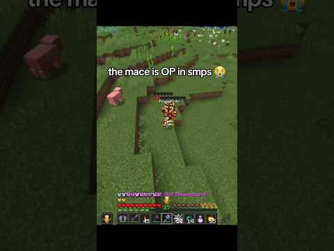 the mace is too strong for Minecraft 😭 #pvp #mace #crystal #smp