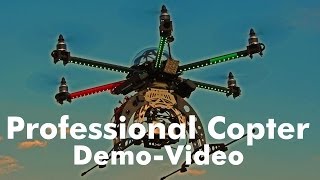 preview picture of video 'RC Heli Camera / FPV / Camera drone flying over an old castle'