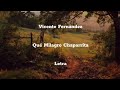 Vicente Fernández • Qué Milagro Chaparrita • Letra