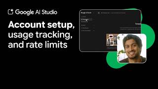 Google AI Studio: Account setup, rate limits & usage tracking