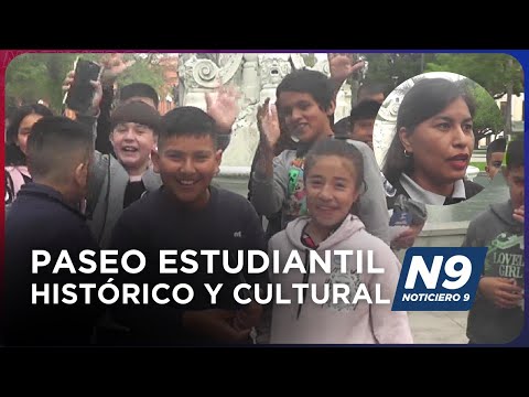 PASEO ESTUDIANTIL HISTÓRICO Y CULTURAL - NOTICIERO 9
