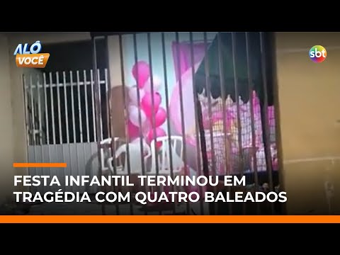 Criança de 2 anos e três adultos são baleados durante festa infantil em Curitiba (PR)