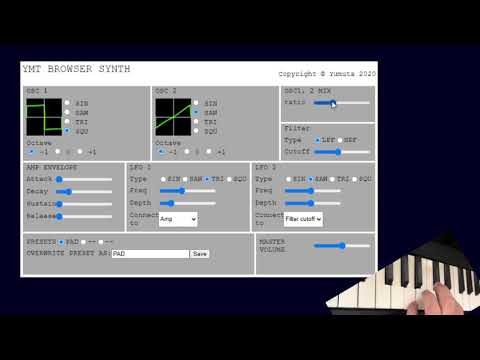 YMT Browser Synth (Demo)