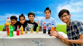 Guess the Cold Drink & Win Big Prizes 🔥/ Colddrink Challnge with kids