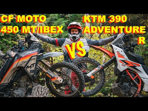 KTM 390 Adventure R vs CF Moto 450MT/IBEX: Ultimate Lightweight ADV Showdown