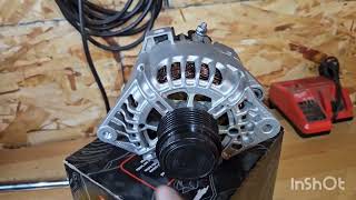 2015 kia rio 1.6L GDI alternator replacement