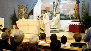preview picture of video 'Dedicazione della nuova Chiesa di San Rocco - Sassano (SA) - Don Otello Russo'