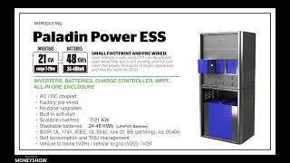 Energy Independence:  Paladin Power - Next Generation Energy Storage Solution