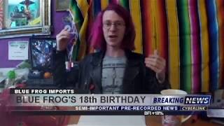 Bluefrog  Celebrating 18 Years of Colorful Art
