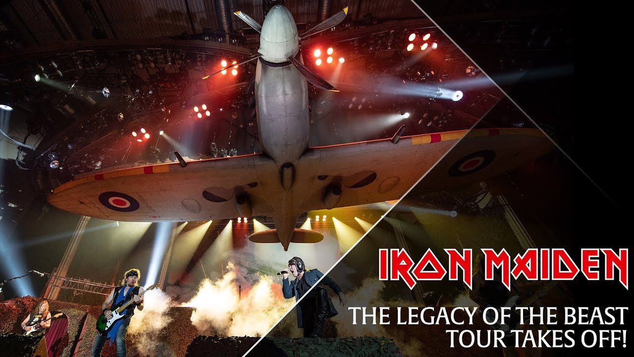 Iron Maiden - First night of the Legacy Of The Beast Tour - YouTube