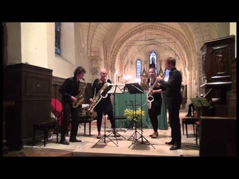 Piazzolla -  Milonga del Angel   Berlage Saxophone Quartet