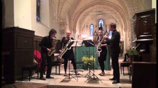 Piazzolla -  Milonga del Angel   Berlage Saxophone Quartet
