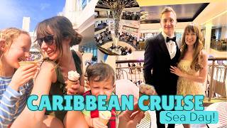 CARIBBEAN CRUISE VLOG 🛳️ SEA DAY, FORMAL NIGHT, KIDS CLUB TOUR & CAPTAIN’S PARTY 🥰😍