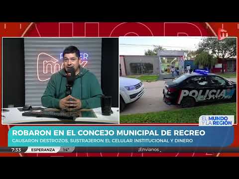 Robaron en el Concejo Municipal de Recreo