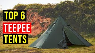 ✅Best Teepee Tents for Camping | Top 6 Best Teepee Tents Reviews in 2022 | Best Cheapest Teepee Tent