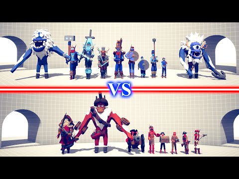 VIKING DLC TEAM vs PIRATE DLC TEAM - Totally Accurate Battle Simulator TABS