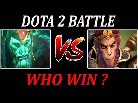 Monkey King Versus Wraith King - Dota 2 Battle