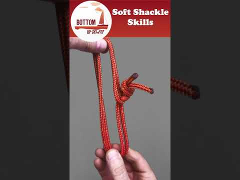 Knot based Soft Shackles in Seconds #shorts