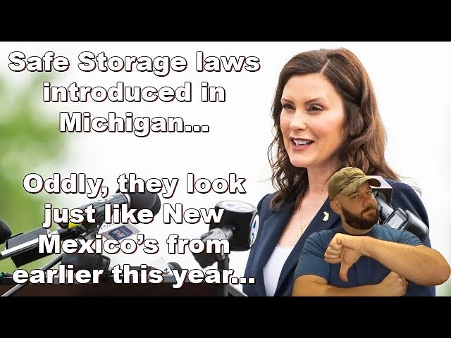 Michigan Dems introduce Safe Storage laws with penalties up to 5 YEARS in prison...