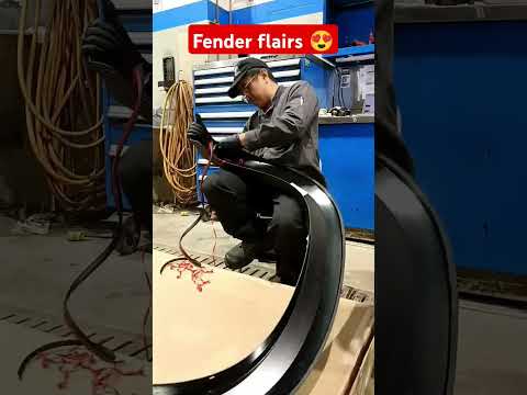 Fender flair installation on  Chevrolet Silverado #themechanicph #chevrolet #silverado #fenderflair