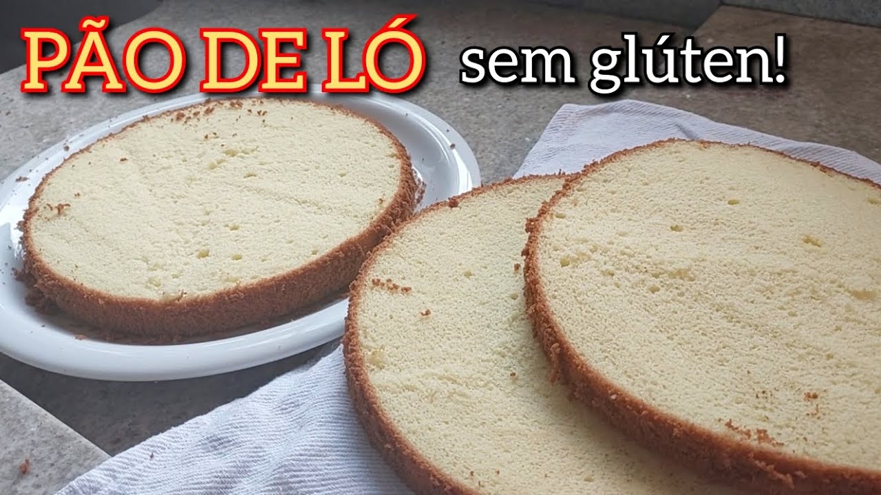 MASSA BÁSICA PARA BOLOS DE ANIVERSÁRIO SEM GLÚTEN SEM TRIGO