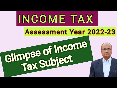 Income Tax I Assessment Year 2022 23 I Introduction of the subject I Hasham Ali Khan I