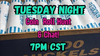 🔴 6/2/26 Tuesday Night Coin Roll Hunt & Chat! Hunting Nickels