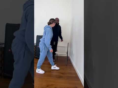 The Viral TikTok Wall Chair Challenge! Catch the full version on our page 🪑#shorts