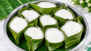 Download lagu IF YOU HAVE RICE FLOUR AND COCONUT MILK, JUST MAKE THIS SNACK, IT STAYS SOFT EVEN WHEN COLD mp3