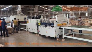 DÂY CHUYỀN CÁN SƠN UV TỰ ĐỘNG WOODMASTER- MÁY SƠN UV CÁN RULO Tại Cty Thịnh Việt