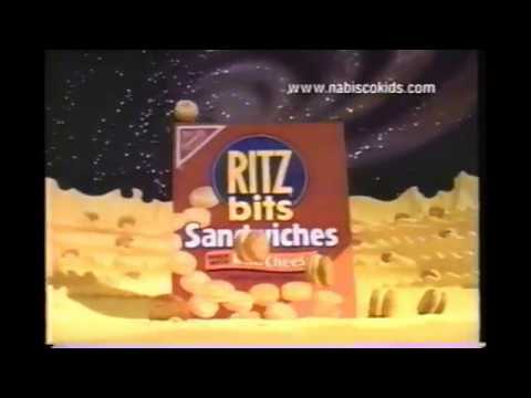 Ritz Bits Sandwiches with Peanut Butter and Cheese Commercial 1998
