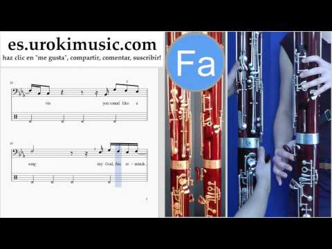 Como Tocar Fagot Adele - When We Were Young Tablatura Parte#2 um-i927