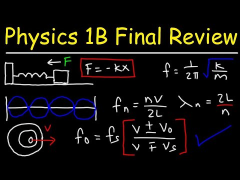 Physics 1B Final Exam Review - Pressure in Fluids Video