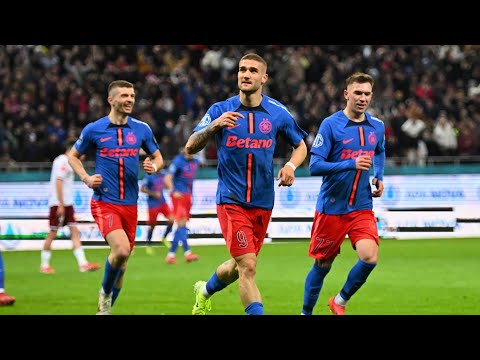 REZUMAT | FCSB - Rapid 3-3. Derby nebun, FCSB a condus de două ori, dar a fost aproape să piardă