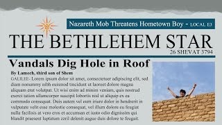 1-26-14 sermon Vandals Dig Hole in Roof
