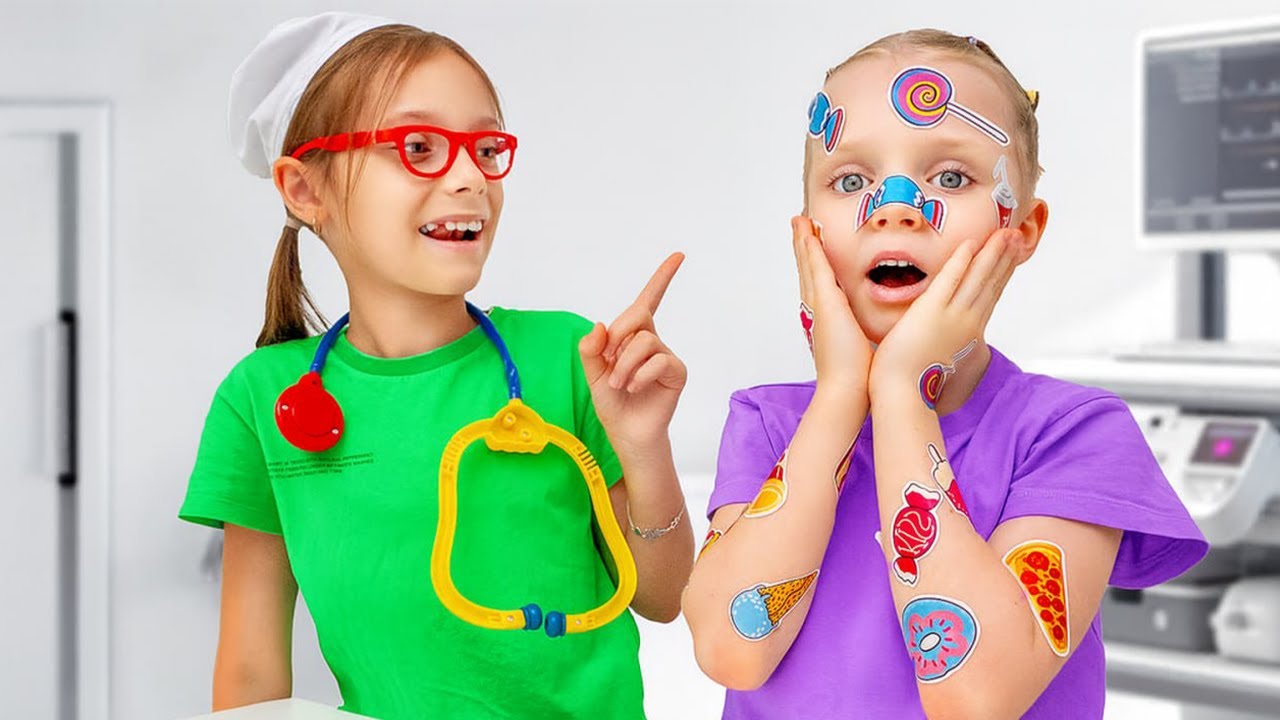 Doctor Fixes Kids’ Bad Habits with Magic Stickers – Funny Health Story for Children