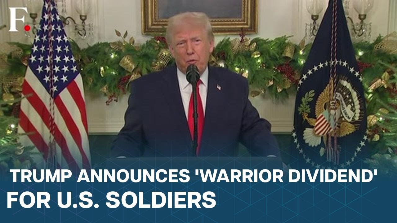 'We Are Sending Every Soldier $1,776': Trump's Christmas Gift for US Soldiers | Firstpost News |N18G